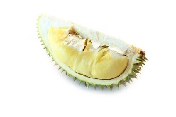 Peeled durian isolated. — Stock Photo, Image