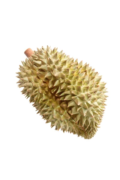 Durian lokalnych na białym tle owoc. — Zdjęcie stockowe