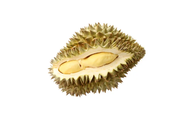 Peeled durian isolated. — Stock Photo, Image