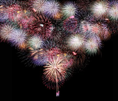 havai fişek veya havai fişek.