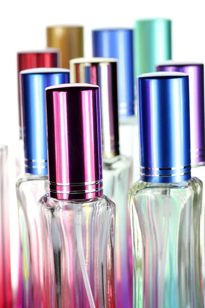 Colorato di bottiglie di profumo . — Foto Stock