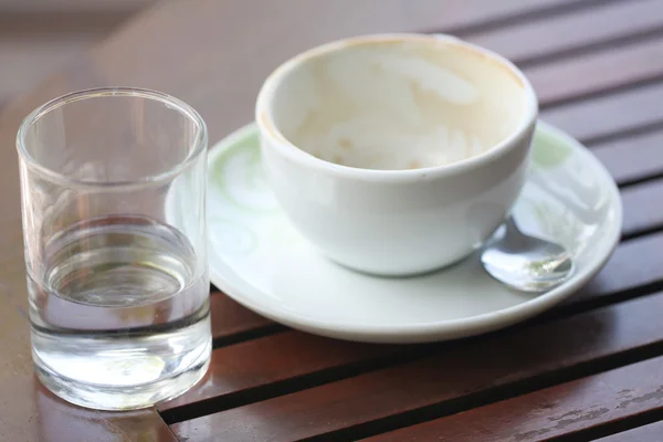 Tasse de café blanc. — Photo
