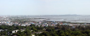 Manzara Tayland yüksek açı.