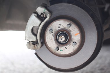 repaired equipment of car brake disc. clipart