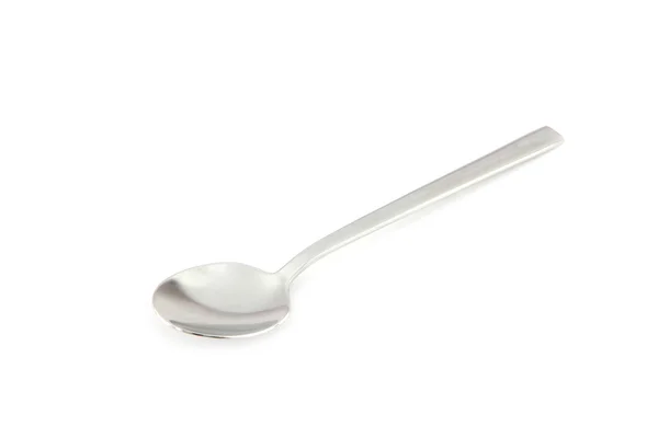 Stainless steel spoon. — Stock Photo, Image