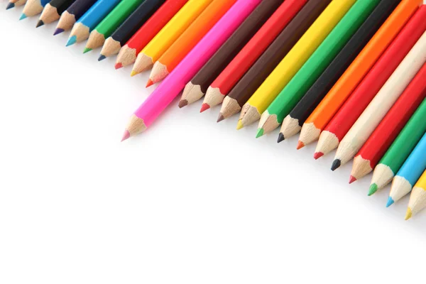 Multi colored crayons. — Stock Photo, Image