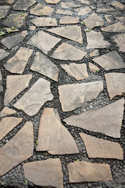 Oberfläche des Korridorsteins im Garten. — Stockfoto