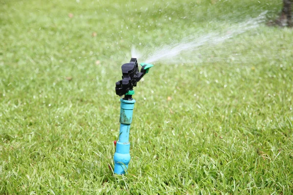 Sprinkler is working. — Stock Photo, Image