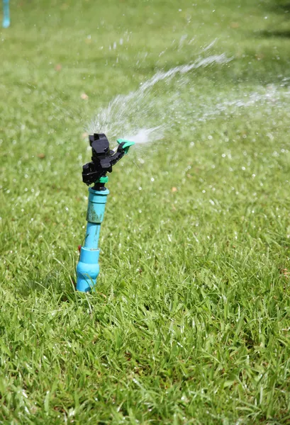 Sprinkler is working. — Stock Photo, Image