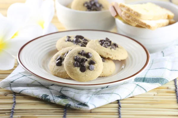 Cookies aux pépites de chocolat. — Photo
