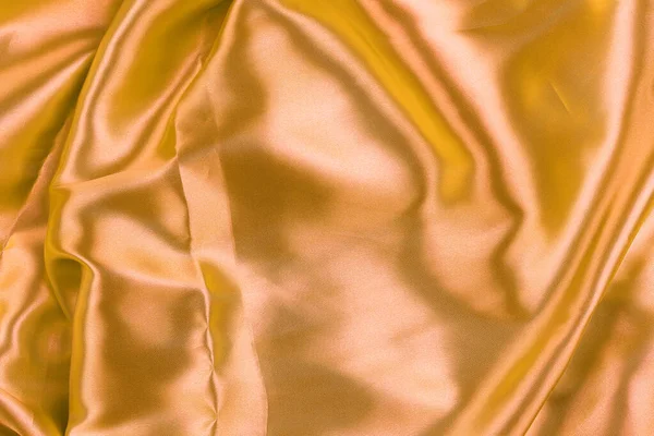 Gold Wrinkled Cloth Background Design Your Work Concept — Stok fotoğraf