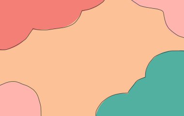 Çalışma konseptinizde tasarım için geometrik şekil arkaplanının en az pastel rengi.