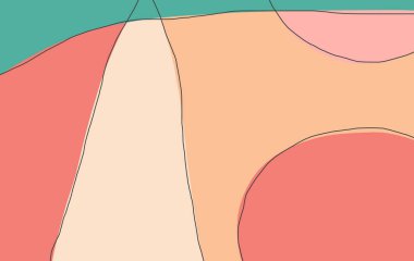 Çalışma konseptinizde tasarım için geometrik şekil arkaplanının en az pastel rengi.