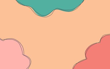 Çalışma konseptinizde tasarım için geometrik şekil arkaplanının en az pastel rengi.