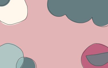 Çalışma konseptinizde tasarım için geometrik şekil arkaplanının en az pastel rengi.