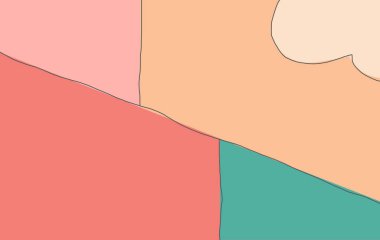 Çalışma konseptinizde tasarım için geometrik şekil arkaplanının en az pastel rengi.