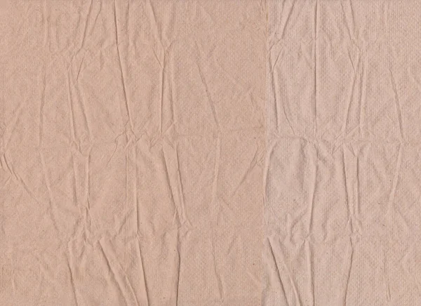 Kırışık Kahverengi Peçete Arka Planı Esmer Kağıt Kağıt Üzerinde Tasarım — Stok fotoğraf