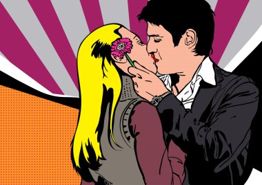 kadınlarla erkekler illüstrasyon