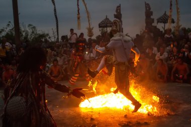 Traditional dance Kechak at Uluwatu Temple
