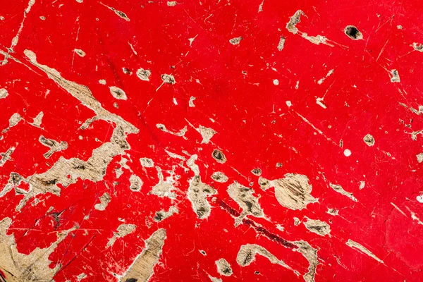 La texture du bois peint en rouge en haute définition — Photo