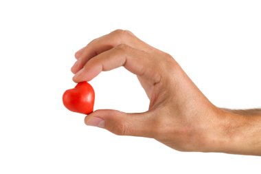 hamuru beyaz backgrou bir yandan da yapılmış kırmızı kalp