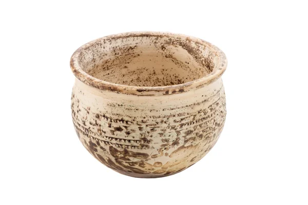 Old clay cup with texture in high resolution — Stock Photo, Image