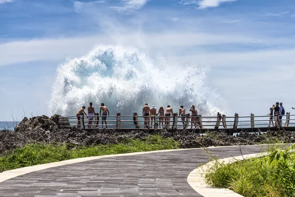 A wave of on the cover of Water Blow — Stock Photo, Image
