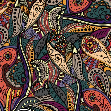 vektör vintage çiçek desenli