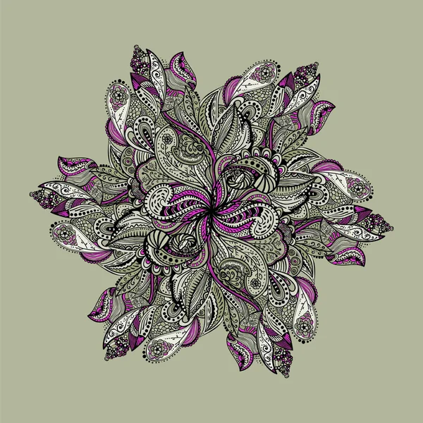 Vector padrão floral vintage — Vetor de Stock