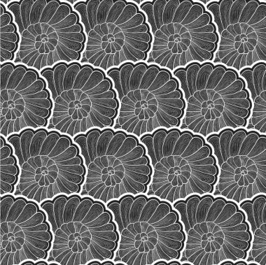 vektör arka plan seemless desen salyangoz