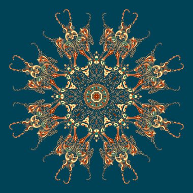 süslü vektör dragon desenleri