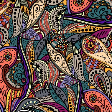 vektör vintage çiçek desenli