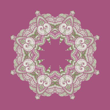 vektör daire desen deniz nüfusu ile