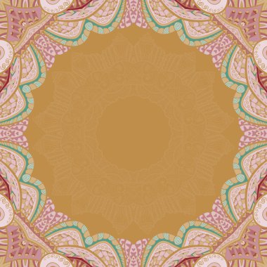 vektör daire desen deniz nüfusu ile