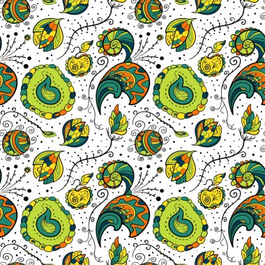 seamles çiçek vektör desen