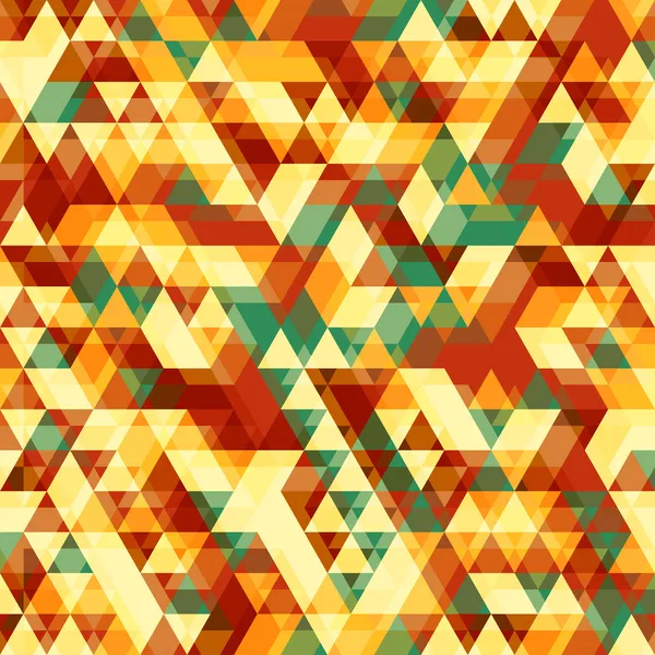 Retro abstract pattern with triangles — Stock Vector