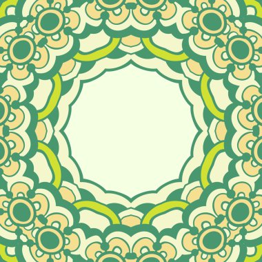 dantel yuvarlak daire süsleme, süsleme