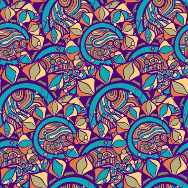 Vintage çiçek seamless modeli. vektör.