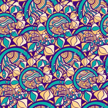 Vintage çiçek seamless modeli. vektör.