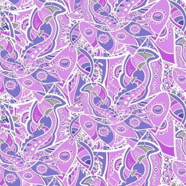 Mantarlı kusursuz desen