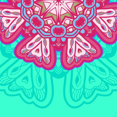 yuvarlak dantel süs. Aztek.