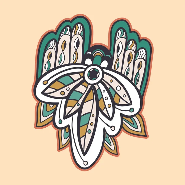 Antecedentes con ornamento incas — Vector de stock