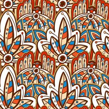 Amerikan Kızılderili seamless modeli