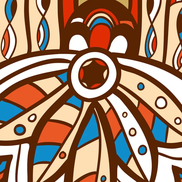 Antecedentes con ornamento incas — Vector de stock