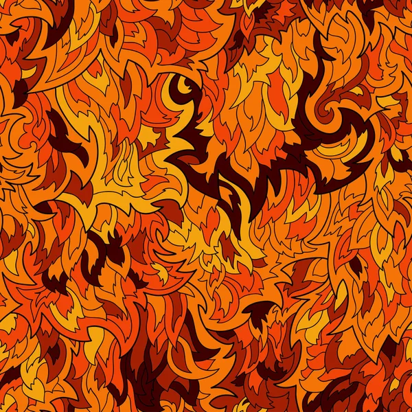 无缝的毛皮或火焰图案背景 — 图库矢量图片