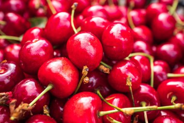 Kırmızı kiraz arkaplanı