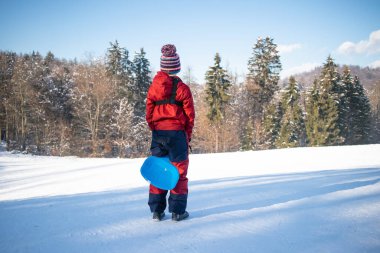 Kar Kızağında Çocuklar