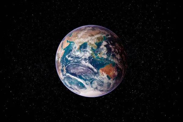 Planeta Ziemia widok globu z kosmosu. — Zdjęcie stockowe