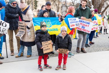 Ukrayna 'yı destekleyen gösteri ve protesto