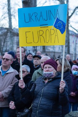 Ukrayna 'yı destekleyen gösteri ve protesto